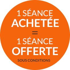 1 séance achetée = 1 séance offerte